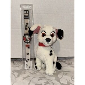 Vintge LOT 101 Dalmatian Disney Kids DigitalWatch New-Package & Applause STUFFIE